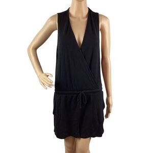 Beyond Yoga Easy Gather Romper Size M Black